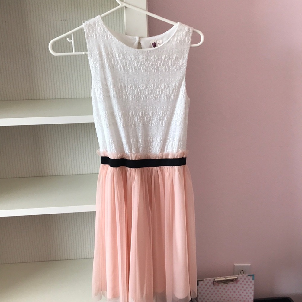 White And Pink Dress